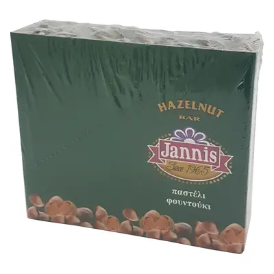 JANNIS Lískooříšková tyčinka 10x40 g display box