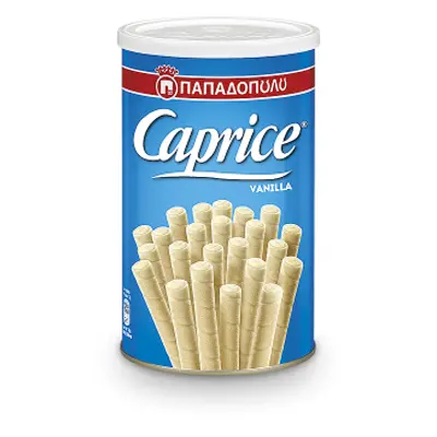 CAPRICE PAPADOPOULOS Papadopoulos Caprice 250 g plněné trubičky vanilka