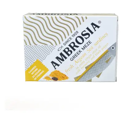 AMBROSIA VIALCO Ambrosia sardinky v extra panenském olivovém oleji s kurkumou a pepřem 95g