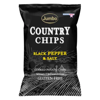 JUMBO Country Chips černý pepř & sůl 150 g