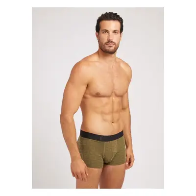 Pánské boxerky 3 pack U2BG01K6YW0 P84S černá/khaki - Guess khaki-černá