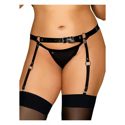 Svůdný podvazkový pás A756 Garter Belt - Obsessive černá