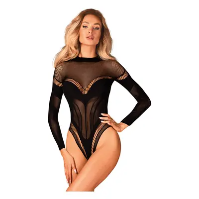 Pikantní body B135 teddy - Obsessive černá