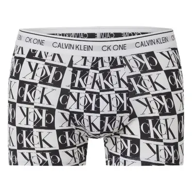 Pánské boxerky NB2216A 5UW černá/bílá - Calvin Klein černá-bílá