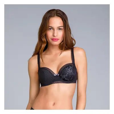 Dámská podprsenka Elegance UNDERWIRE BALCONNETTE BRA - PLAYTEX černá