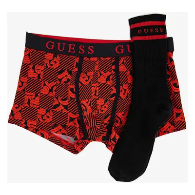 Pánský set boxerky a ponožky U0BG19JR003 - F225 - vícebarevná - Guess vícebarevná