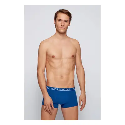 Pánské boxerky Trunk 3p CO 50325403 - Hugo Boss černá-modrá-šedá