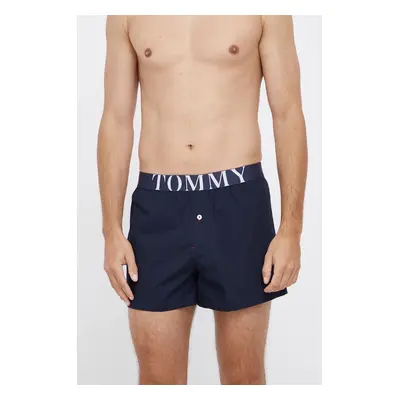 Pánské šortky na spaní UM0UM02394 - 0G1 - Tmavě modrá - Tommy Hilfiger tmavě modrá