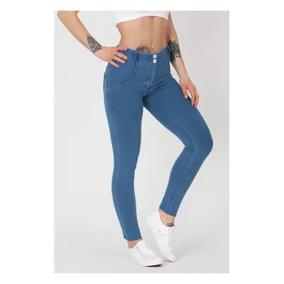 Dámské džíny - Mid Waist Light Blue - BST-JMWLB - Boost Jeans - Gemini světle modrá