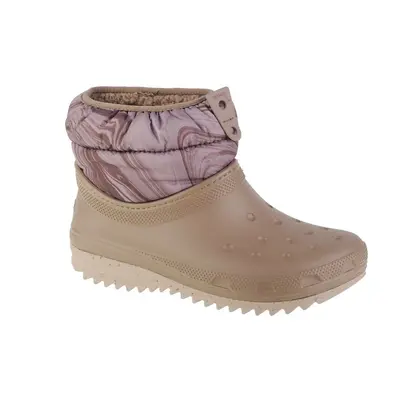 Dámské zimní sněhule Classic Neo Puff Shorty Boot 207311 - Crocs béžová