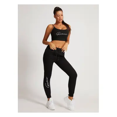 Dámský crop top O1BA10KASI1 - JBLK - Černá - Guess černá