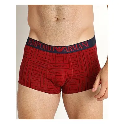 Pánské boxerky 111290 2F508 21675 červená - Emporio Armani červená