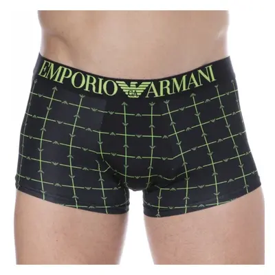 Pánské boxerky 111290 2F535 17721 černá - Emporio Armani černá vzor