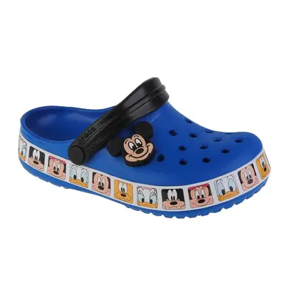 Dětské žabky FL Mickey Mouse 207718-4JL modrá vzor - Crocs tmavě modrá - vzor