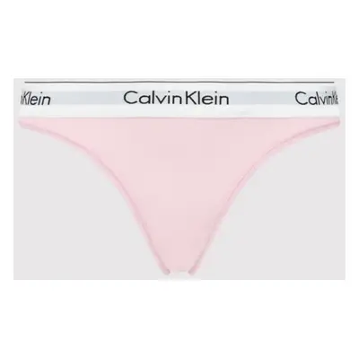 Dámská tanga F3786E - 2NT světle růžová - Calvin Klein růžova