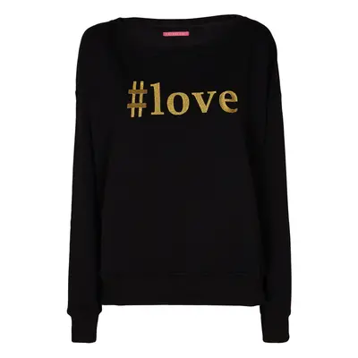 Kolorli Mikina #Love Black