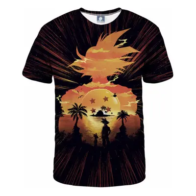 Aloha From Deer Super Saiyan T-Shirt TSH AFD398 Orange