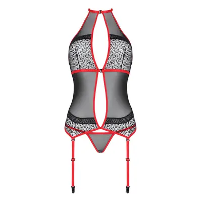 Passion Satara corset kolor:red