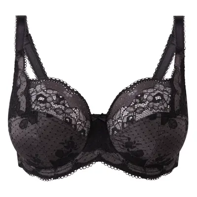 Vyztužená podprsenka Panache Clara Full Cup charc/black 7255