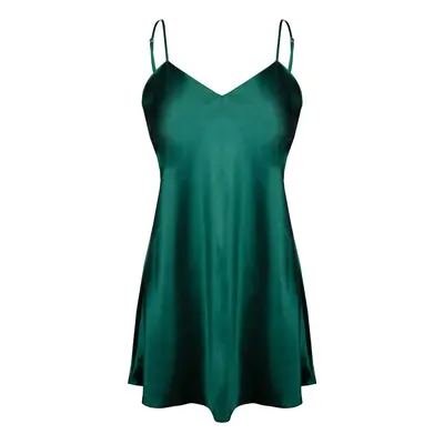 Dámská košilka DKaren Plus Size Slip Karen Green zelená