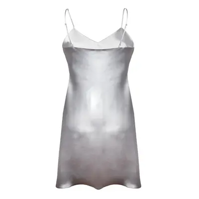 DKaren Plus Size Slip Karen Silver stříbro