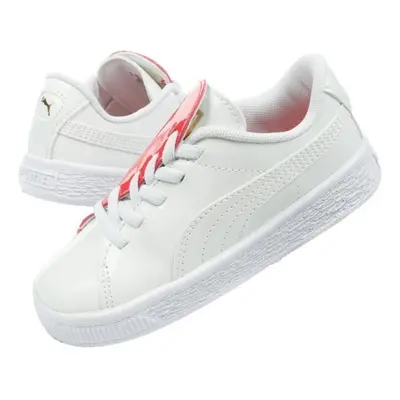 Boty Puma Basket Crush Patent Baby Jr 369676 01