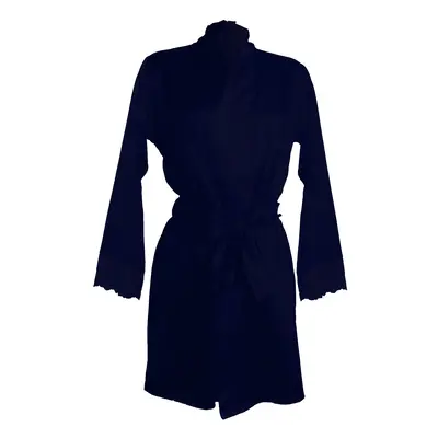 DKaren Housecoat Gosia Navy Blue tmavě modrá