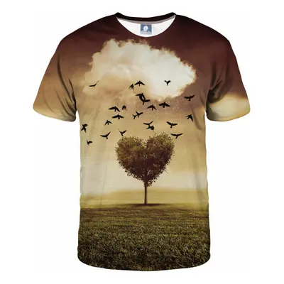 Aloha From Deer Tree Heart T-Shirt TSH AFD036 Yellow