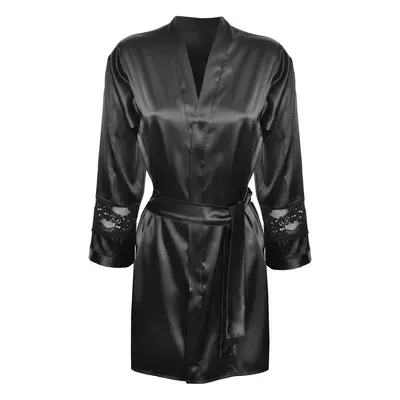 DKaren Housecoat Betty Black černá