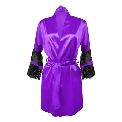 DKaren Housecoat Beatrice Violet Violet