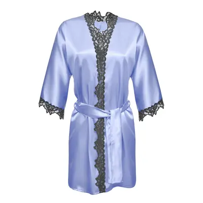 DKaren Housecoat Viola Light Blue světle modrá