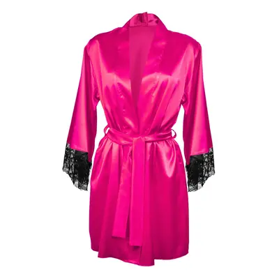 DKaren Housecoat Adelaide Dark Pink tmavě růžová