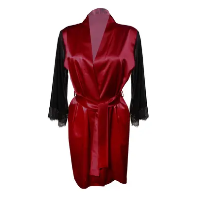 DKaren Housecoat Bonnie Crimson Crimson