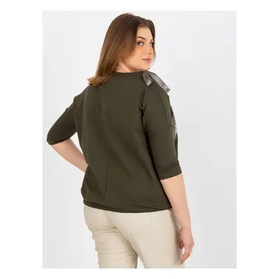 Dámská halenka EM BZ HW 20 478.42P khaki - FPrice