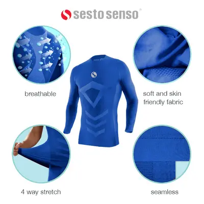 Sesto Senso Thermo Longsleeve Top CL40 Cornflower