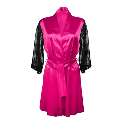 DKaren Housecoat Elizabeth Dark Pink tmavě růžová