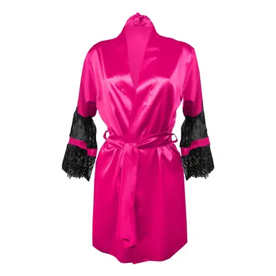 DKaren Housecoat Beatrice Dark Pink tmavě růžová