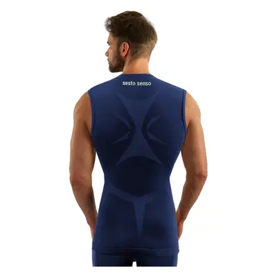 Sesto Senso Thermo Tílko CL38 Navy Blue