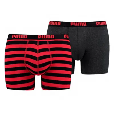 Pánské pruhované boxerky 1515 2P M 591015001 786 - Puma