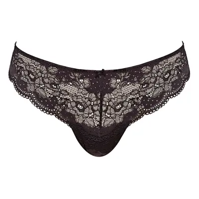 Dámská tanga Panache Clara Thong charc/black 7259 34