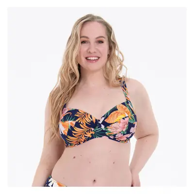 Style Luna Top Big Cup Bikini - horní díl 8734-1 deep lagoon - RosaFaia 383 deep lagoon