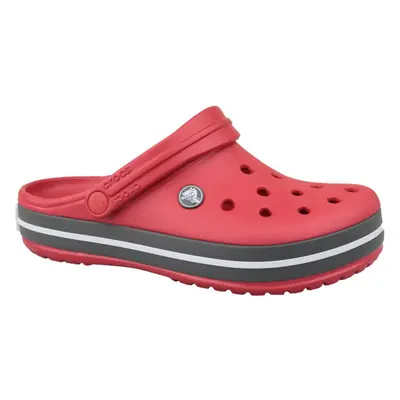 Unisex pánské a dámské nazouváky Crockband Clog U 11016-6EN Červená s šedou - Crocs červená