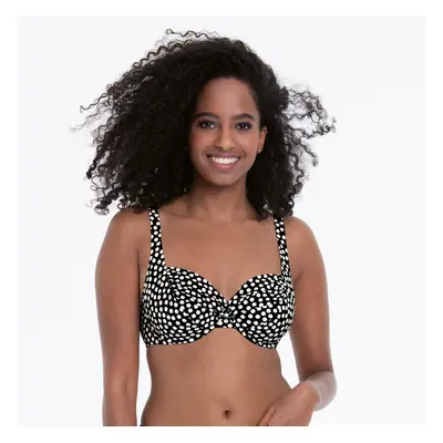 Style Hermine Top Bikini - horní díl 8820-1 černobílá - RosaFaia 430 černobílá