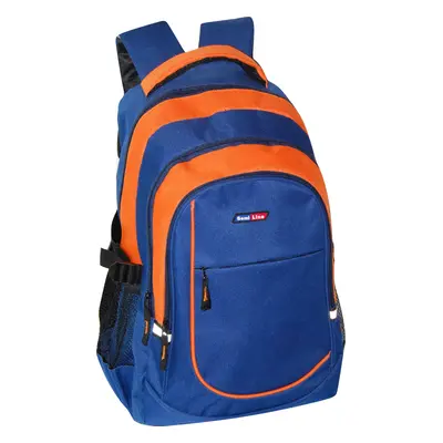 Batoh Semiline 4668-7 Navy Blue/Orange