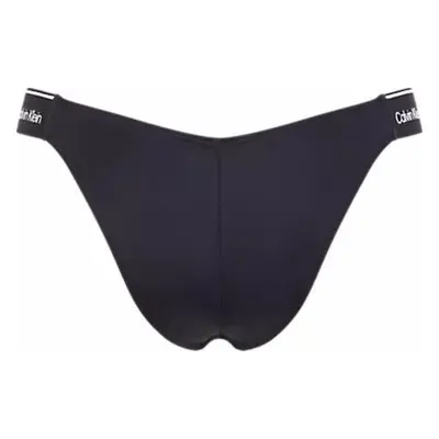 Dámské plavkové kalhotky DELTA BIKINI KW0KW02430 BEH černé - Calvin Klein