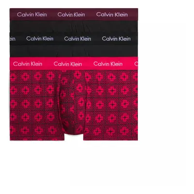 Pánské boxerky 3Pack 000NB3055A I1Z červené/černé - Calvin Klein