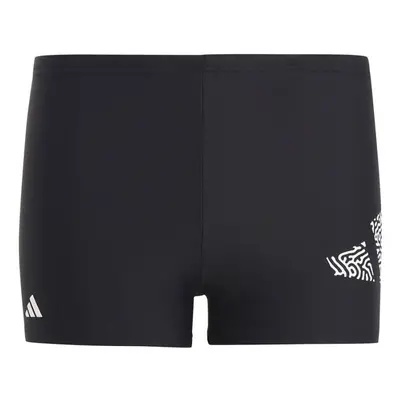 Juniorské plavky adidas 3 Bar Log Boxer HR7480