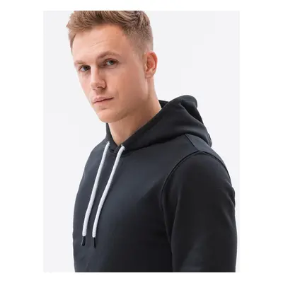 Pánská mikina Ombre Hoodie B979 Black