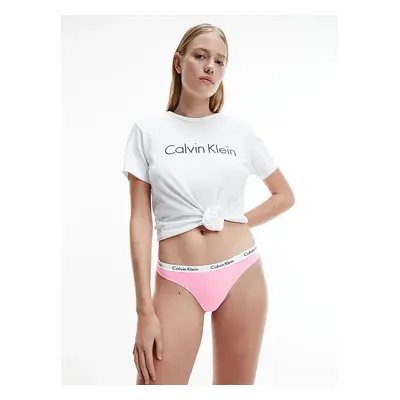 Dámské tanga D1617E - V1U - Vínová - Calvin Klein vínový