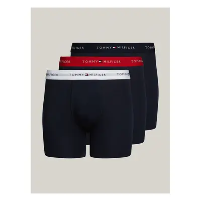 Pánské boxerky 3Pack BOXER BRIEF WB UM0UM02765 05G černé - Tommy Hilfiger